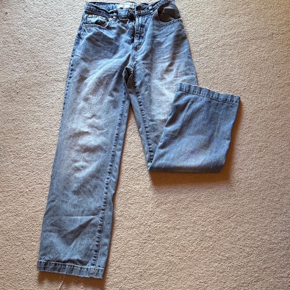 Garage Light Wash Straight Leg Jeans